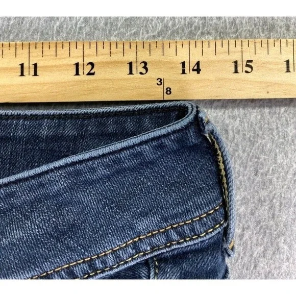 American Eagle Jeans Womens 4 Original Boot Cut Mid Rise Dark Wash Y2K Denim - Picture 8 of 14